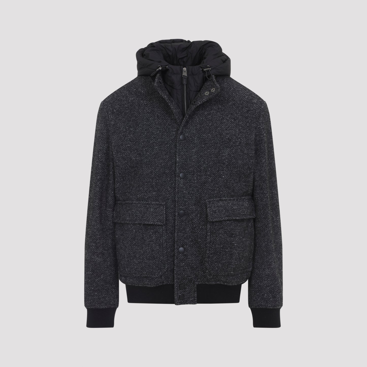 hoodie bomber jacket-image-1