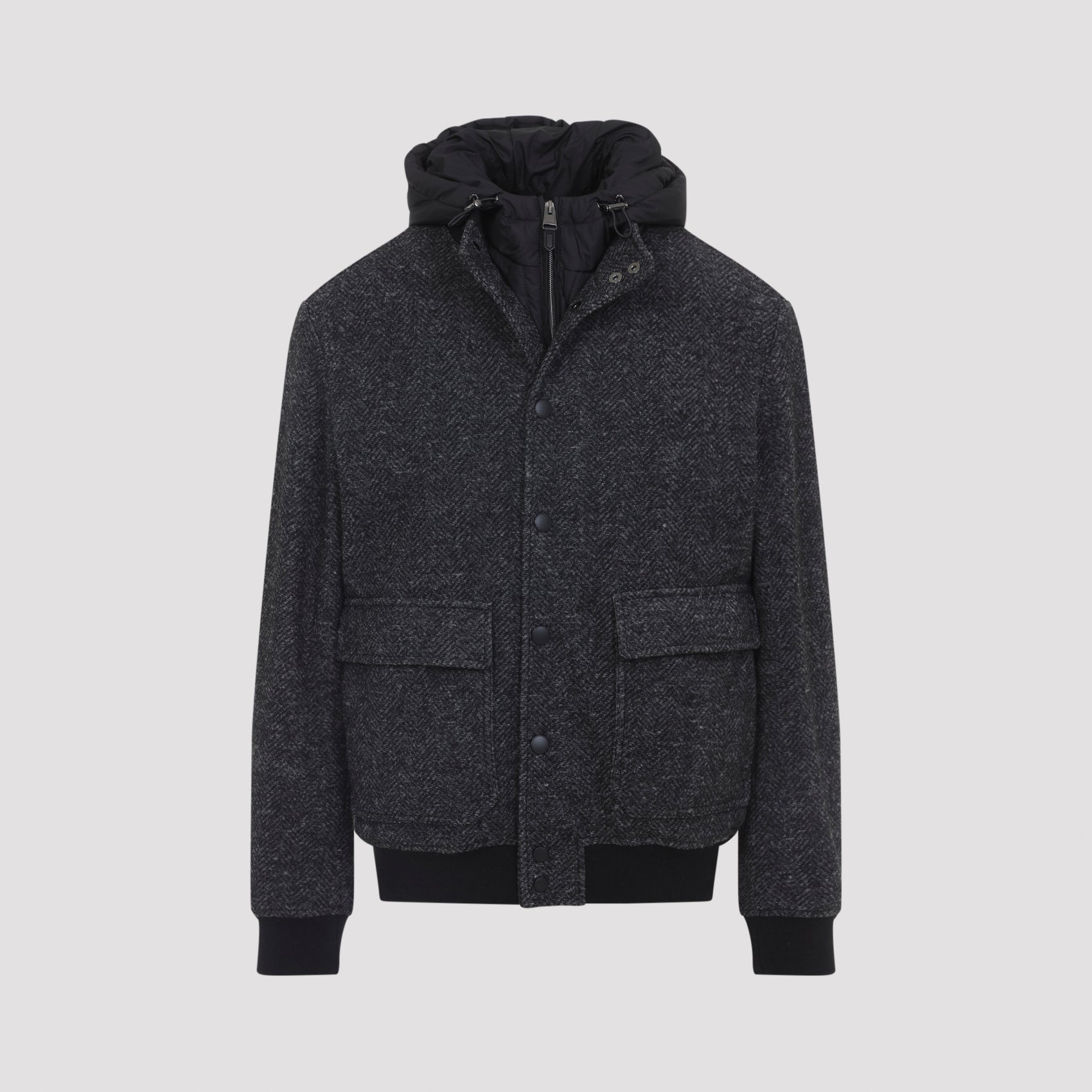 hoodie bomber jacket-image-1