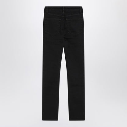Black Straight-leg Jeans The Pencil