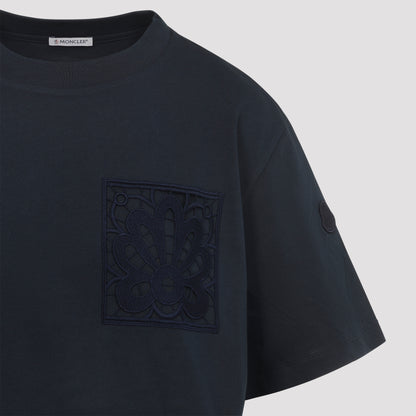 Blue SS Cotton T-shirt