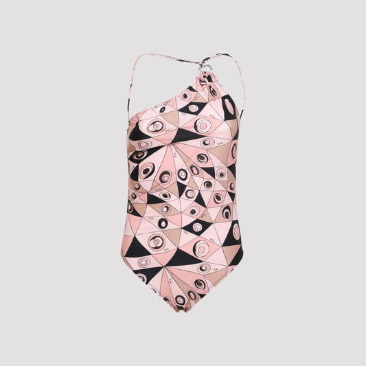 Pink Polyamide One-piece