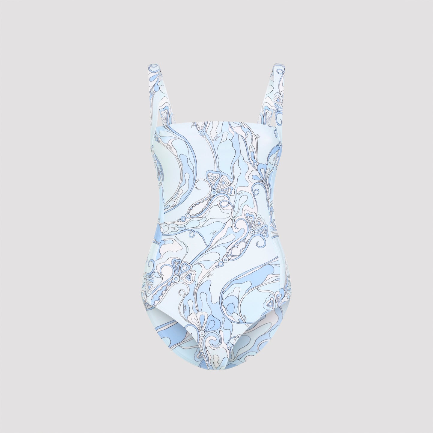 Light Blue Polyamide One-piece