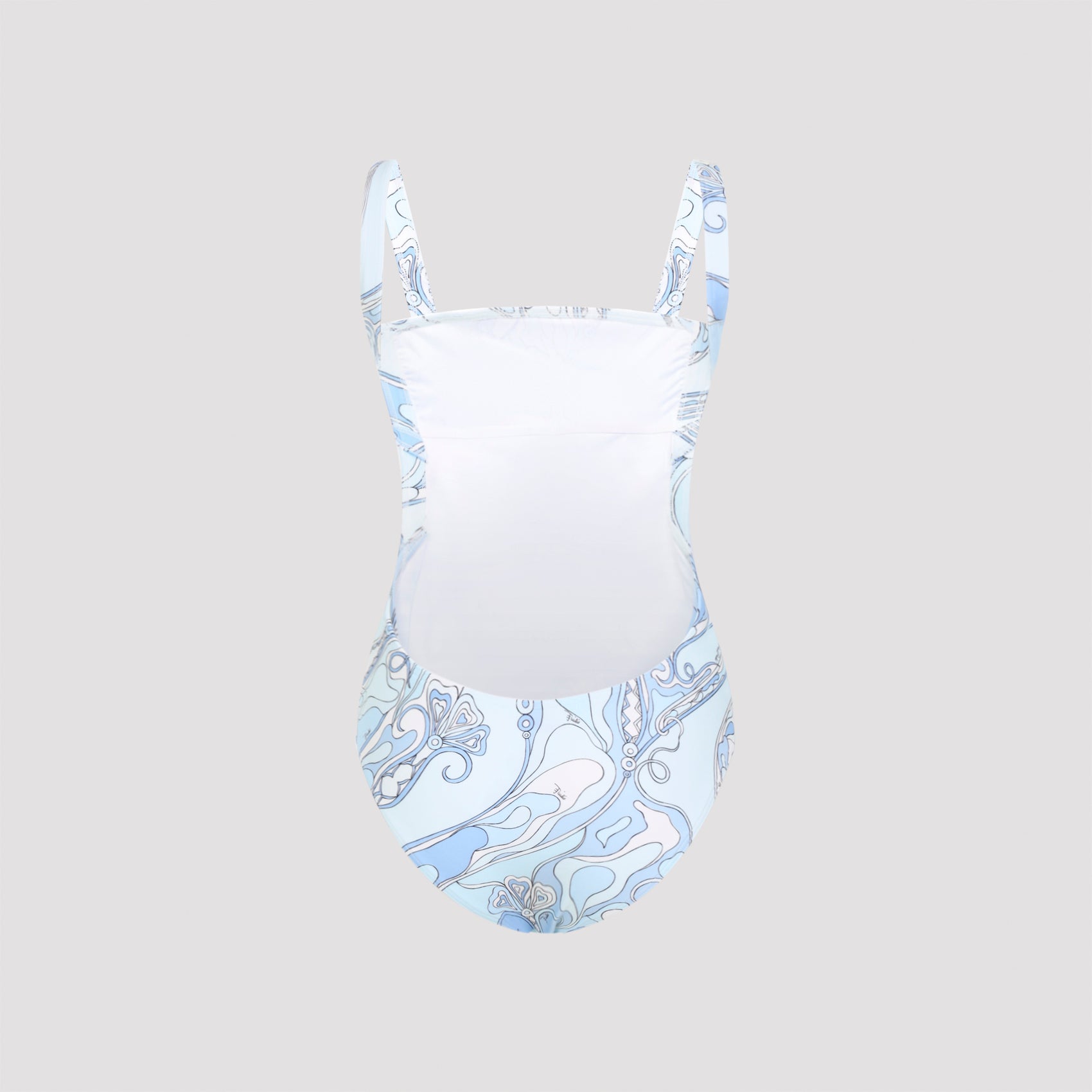 Light Blue Polyamide One-piece