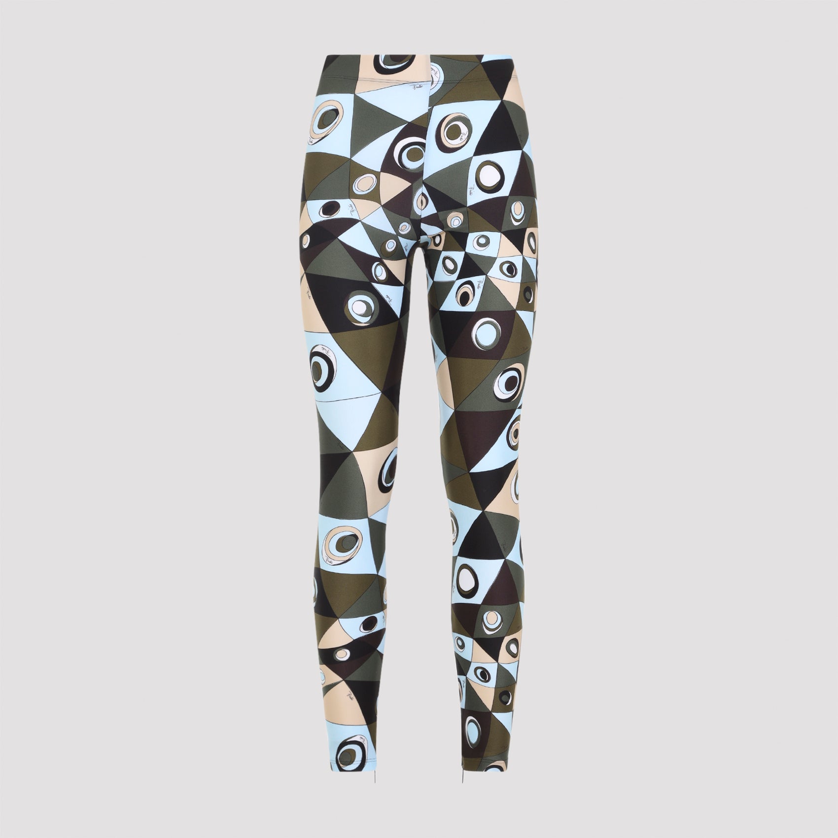 Green Polyamide Leggings