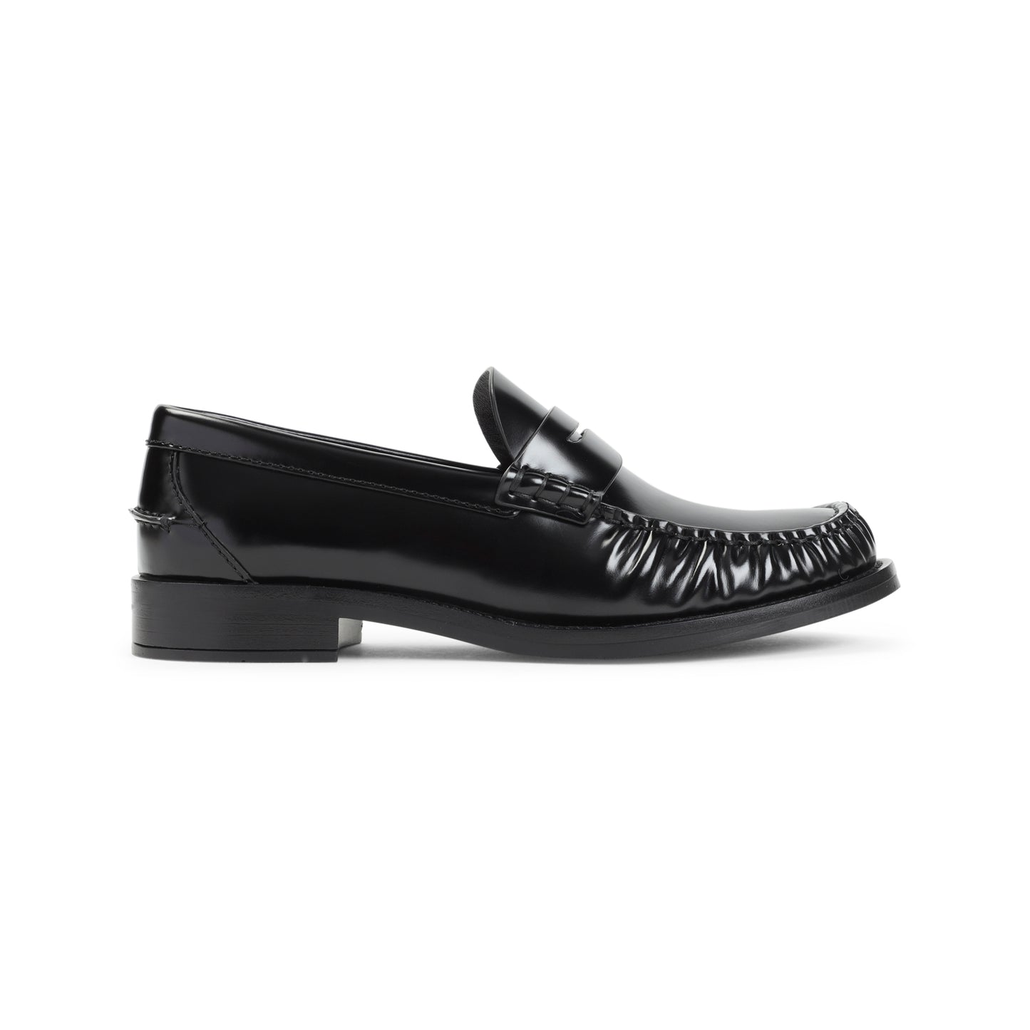 black classic loafers-image-2