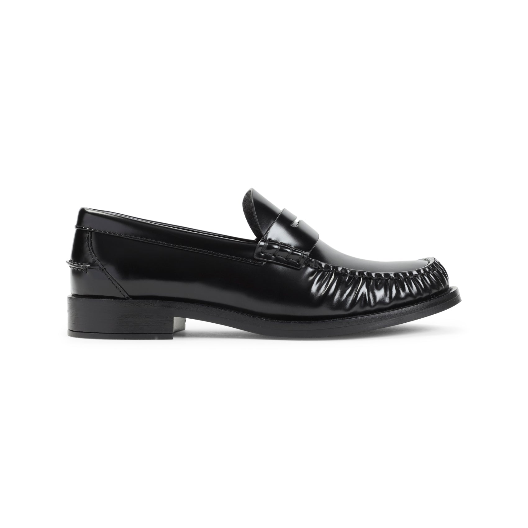 black classic loafers-image-2
