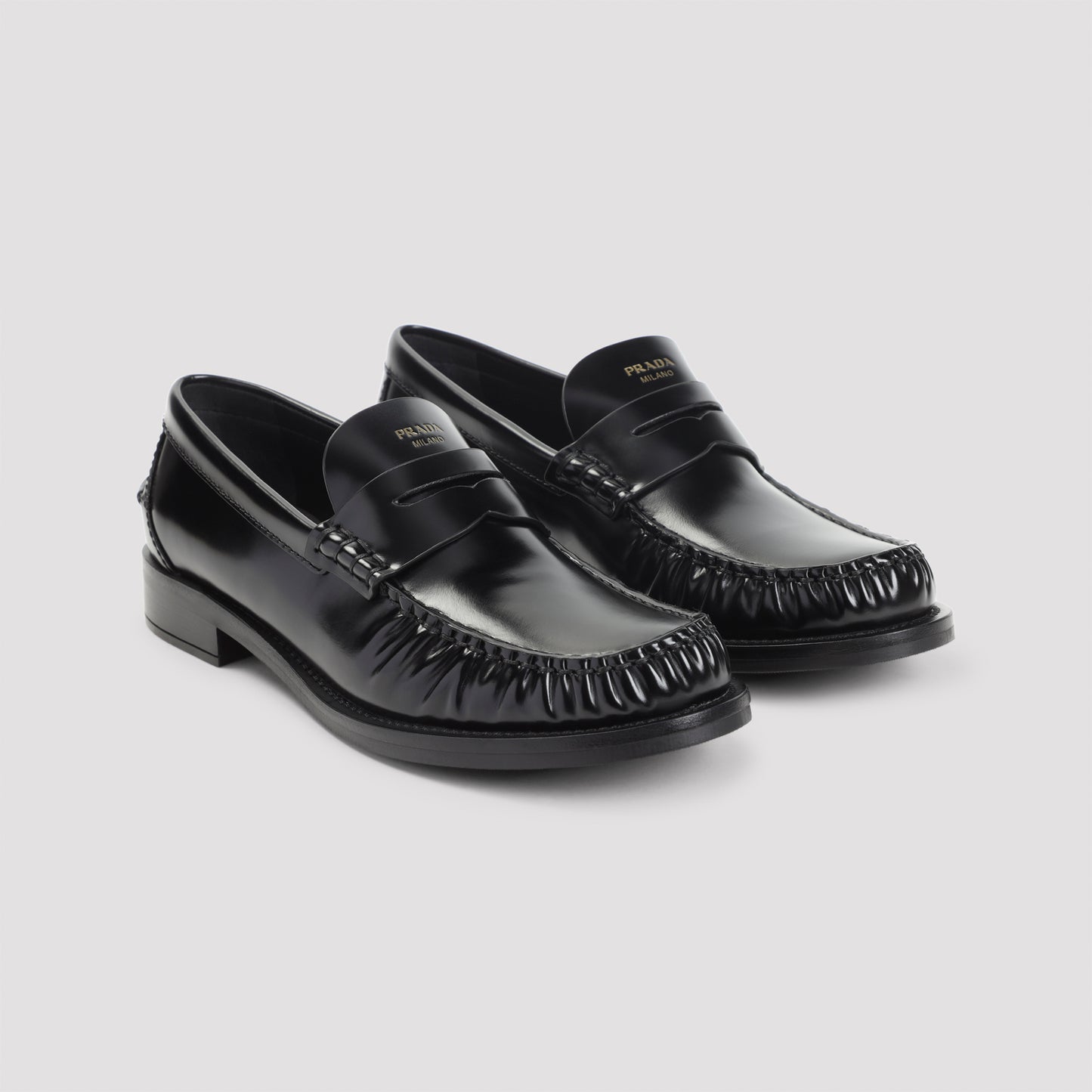 black classic loafers-image-5