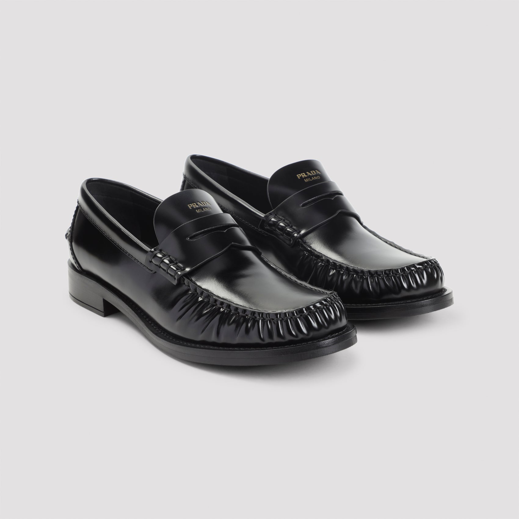 black classic loafers-image-5