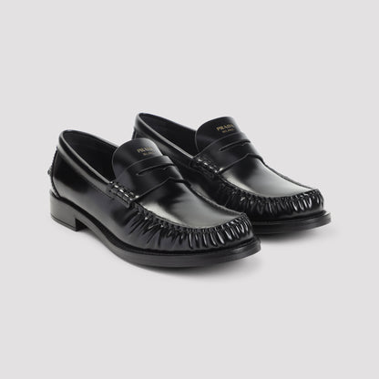 black classic loafers-image-5