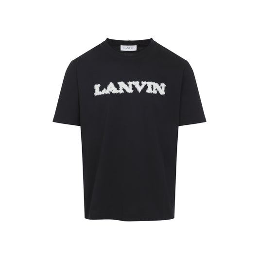 shearling detail t-shirt-image-2