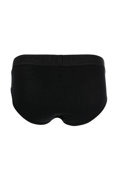 90s Versace Logo-Waistband Stretched Briefs