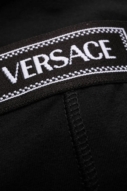 90s Versace Logo-Waistband Stretched Briefs