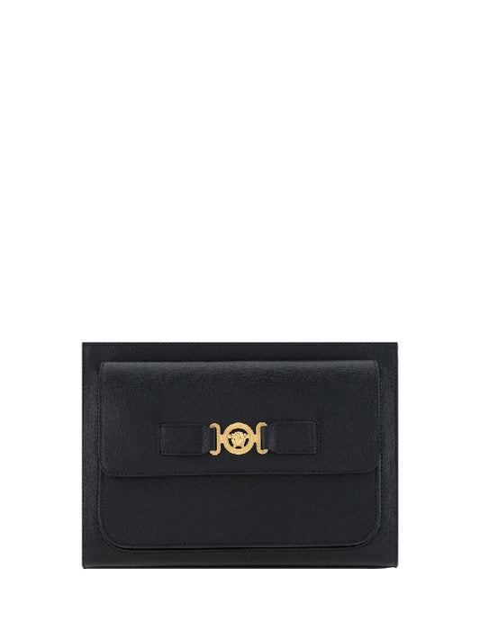 Medusa Biggie Zipped Large Clutch Bag