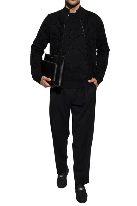 كارديجان بأكمام طويلة وسحاب