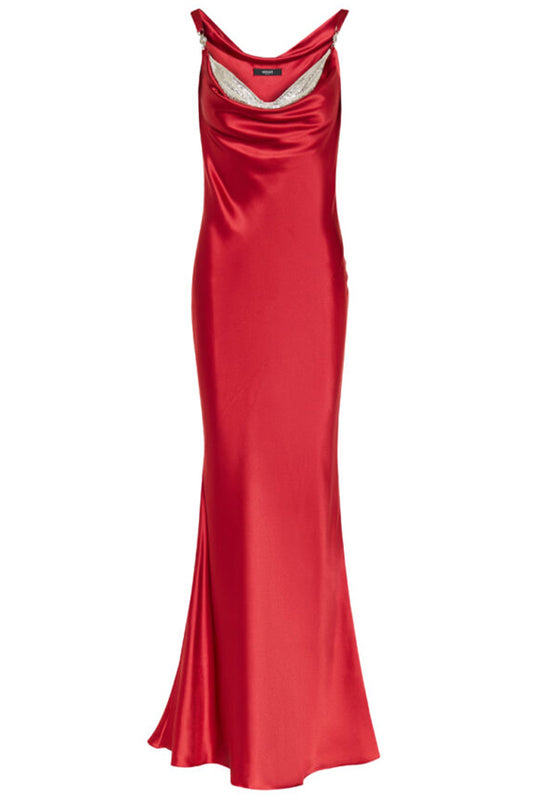 METAL MESH SLIP GOWN