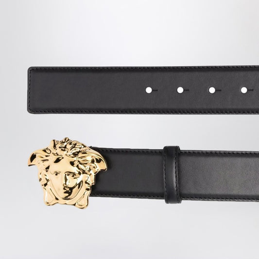 Black belt with Medusa Head buckle