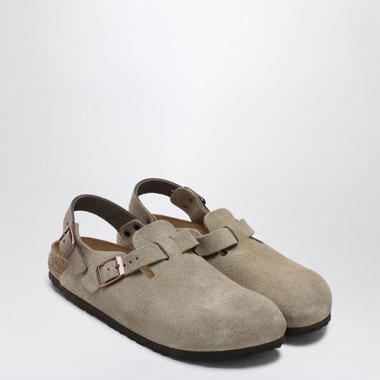 Taupe Suede Tokyo Slipper