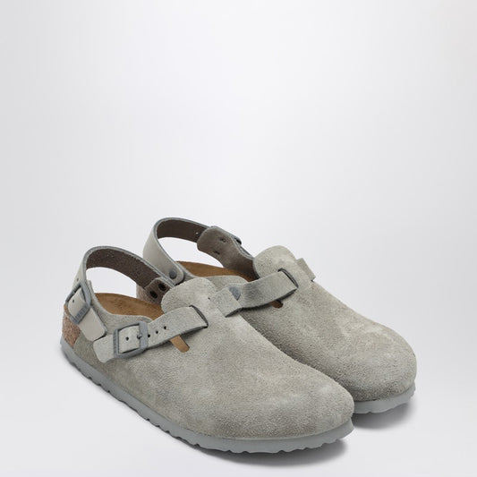 Stone Grey Suede Tokyo Slipper