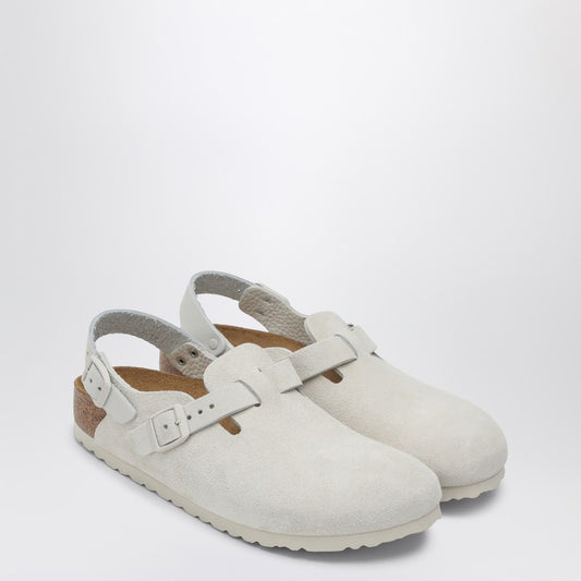 Antique White Suede Tokyo Loafers