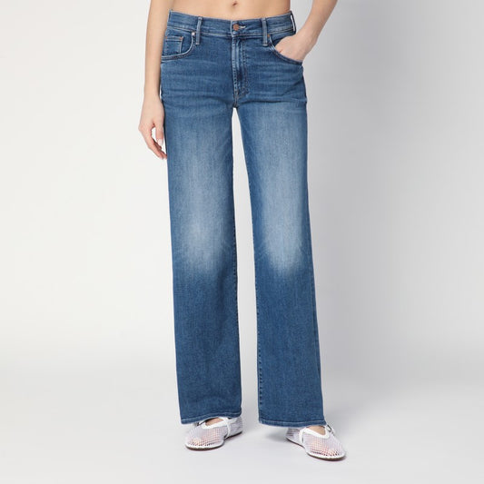 The Mid Rise Maven Sneak Jeans In Washed Blue