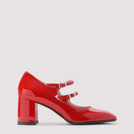 Red Alice Mary Jane Patent Leather Pumps