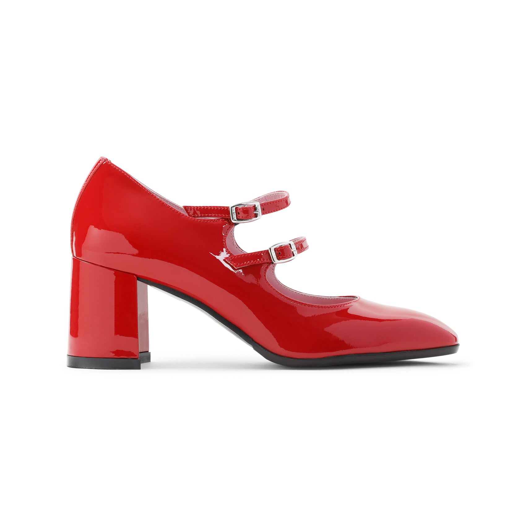 Red Alice Mary Jane Patent Leather Pumps