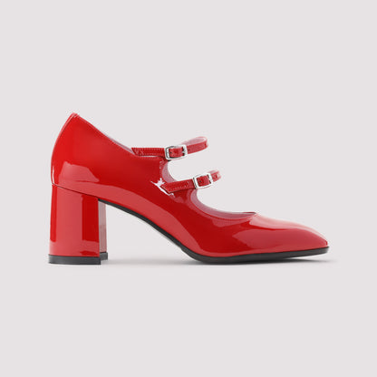 Red Alice Mary Jane Patent Leather Pumps