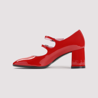 Red Alice Mary Jane Patent Leather Pumps