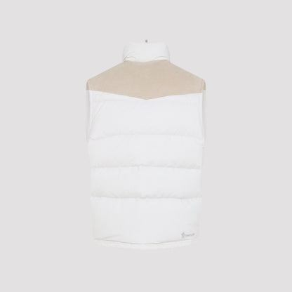 White Scais Polyester Gilet