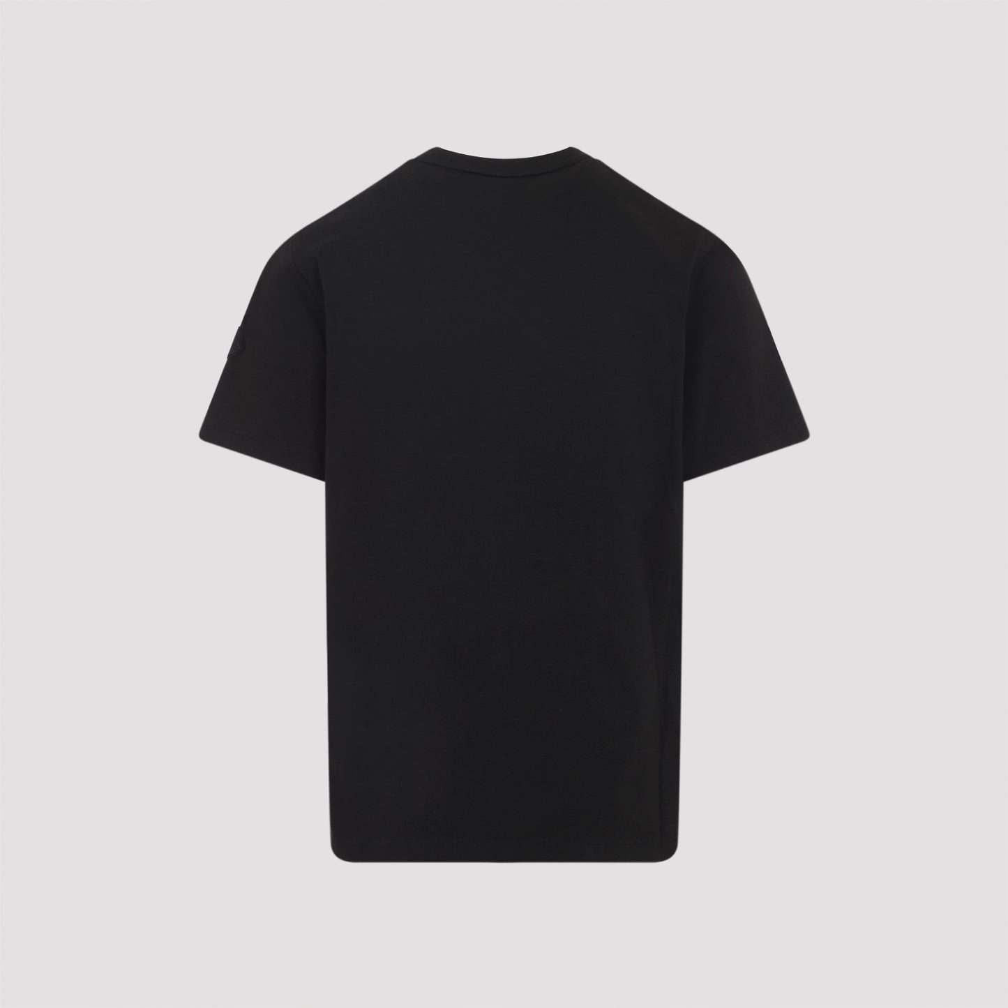 Black Cotton Short Sleeves T-Shirt