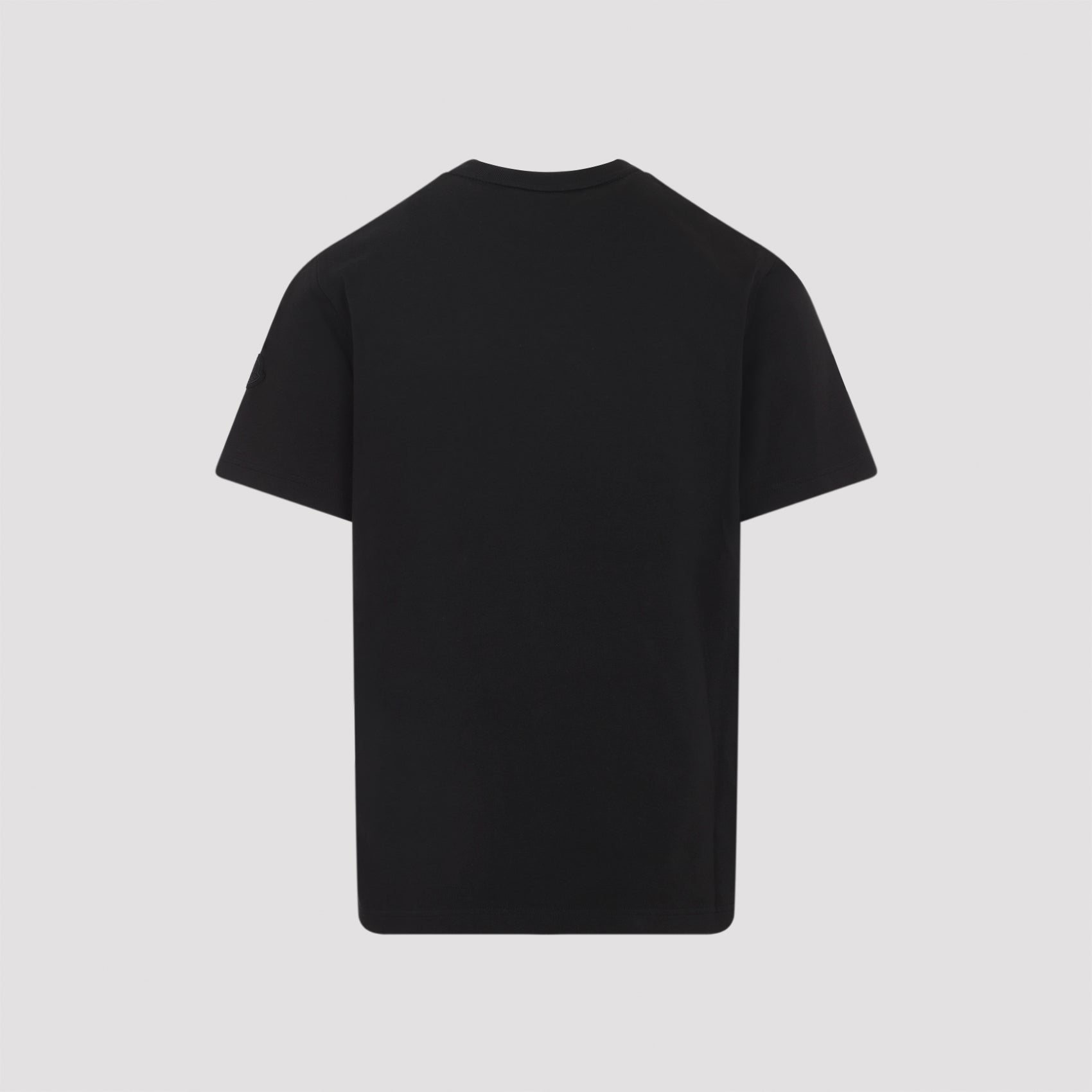 Black Cotton Short Sleeves T-Shirt