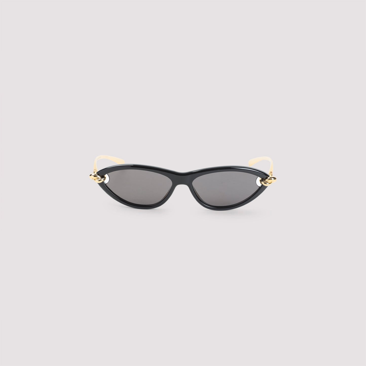 Black Knot Cat Eye Acetate Sunglasses