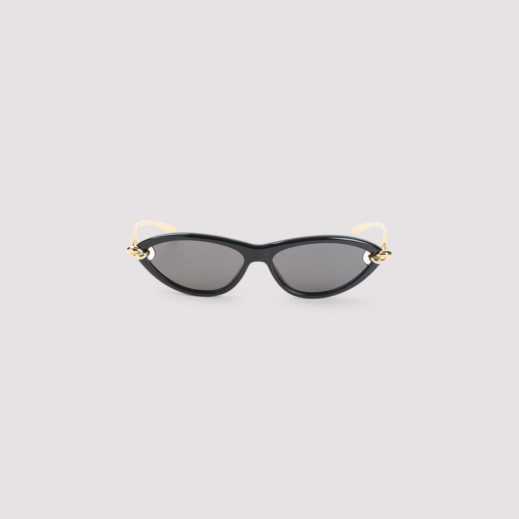 Black Knot Cat Eye Acetate Sunglasses