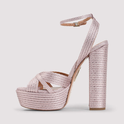 Pink Sundace Cord Sandals