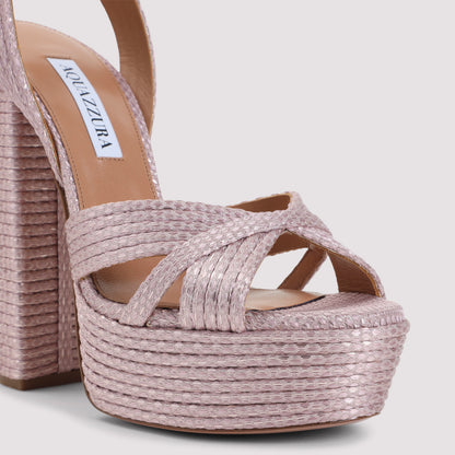 Pink Sundace Cord Sandals