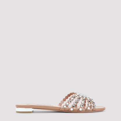 Pink Tequila Nappa Leather Sandals
