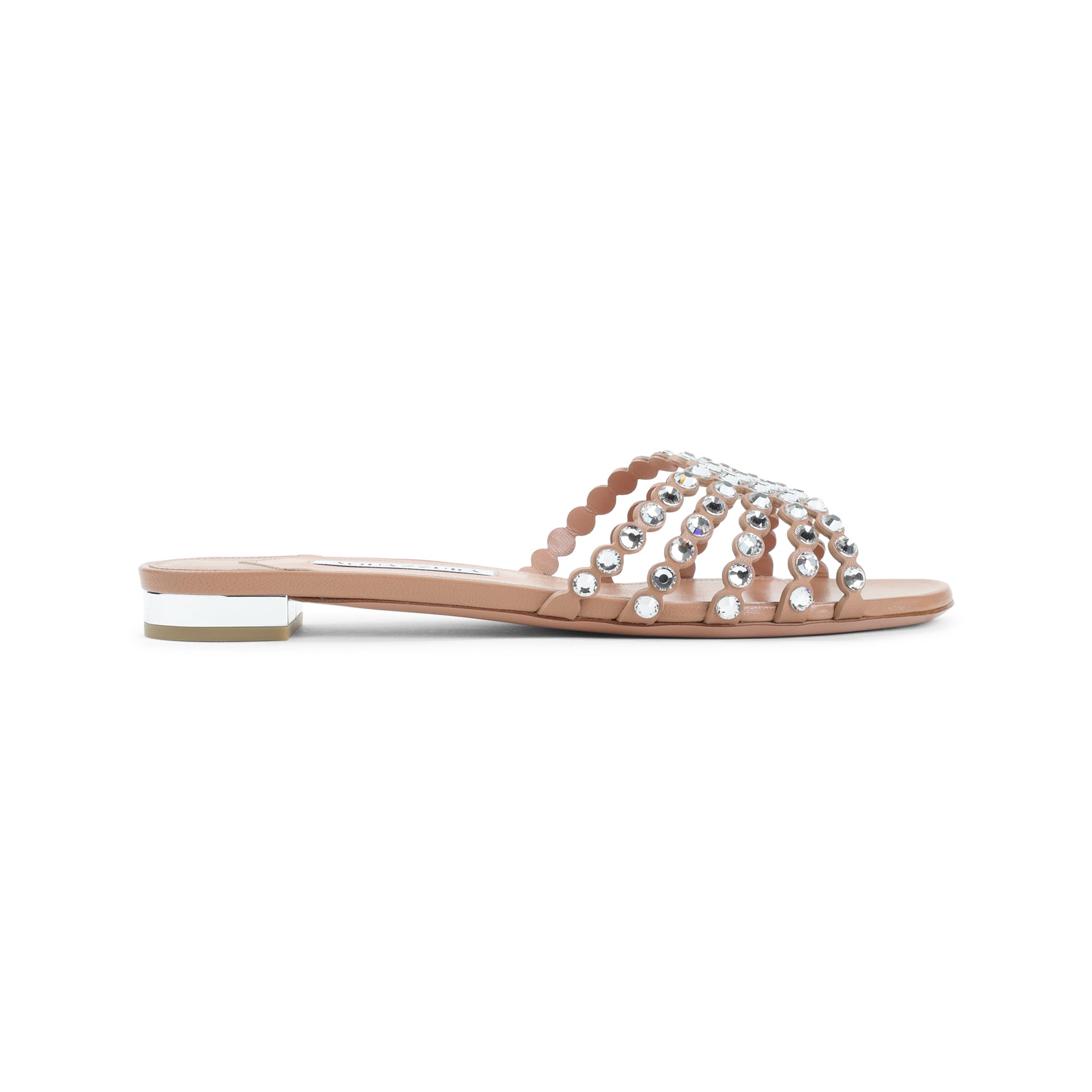 Pink Tequila Nappa Leather Sandals