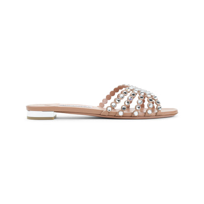 Pink Tequila Nappa Leather Sandals
