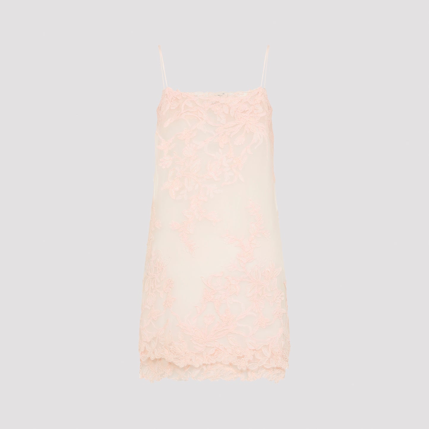 Pink Silk Mini Dress