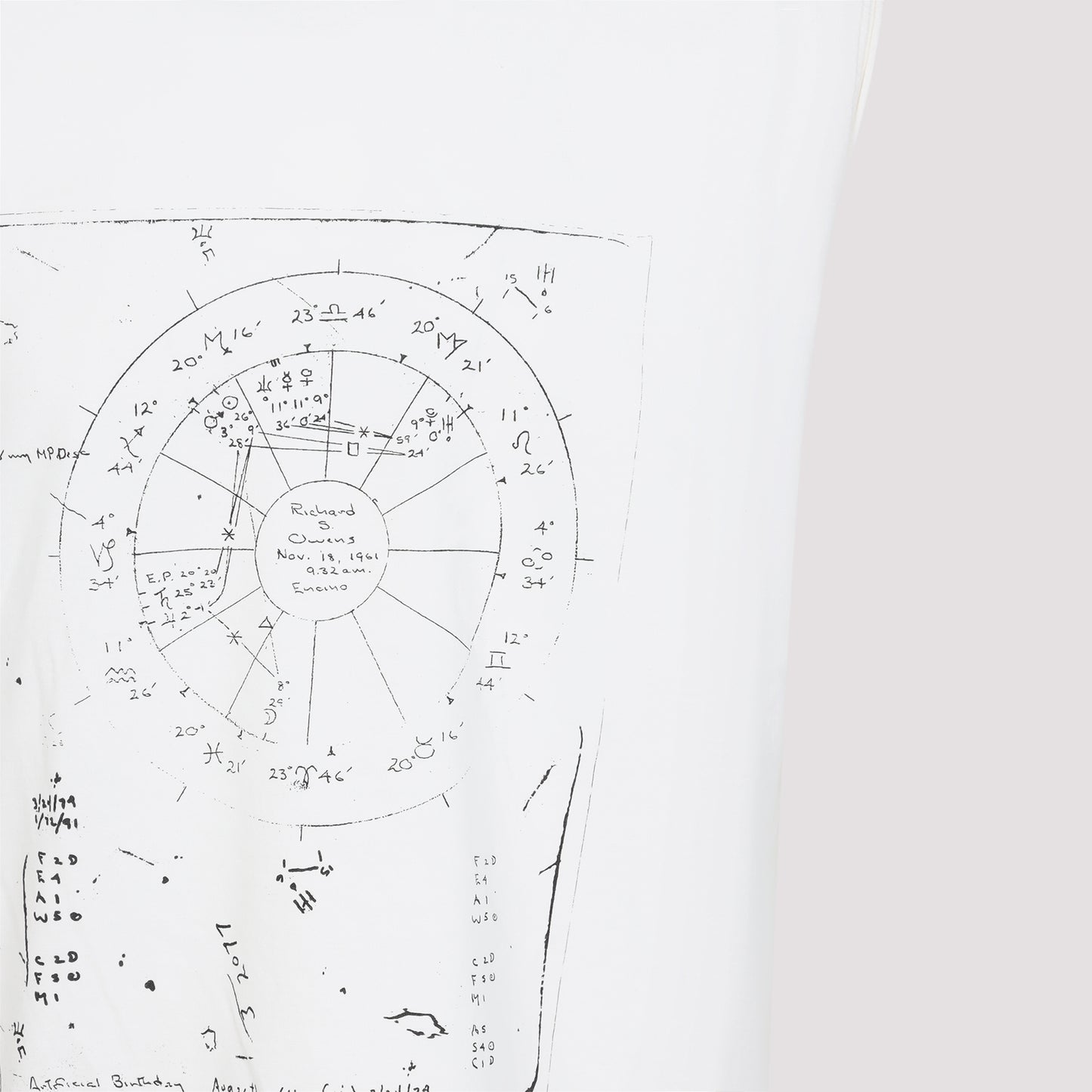 White Brad Cotton T-shirt