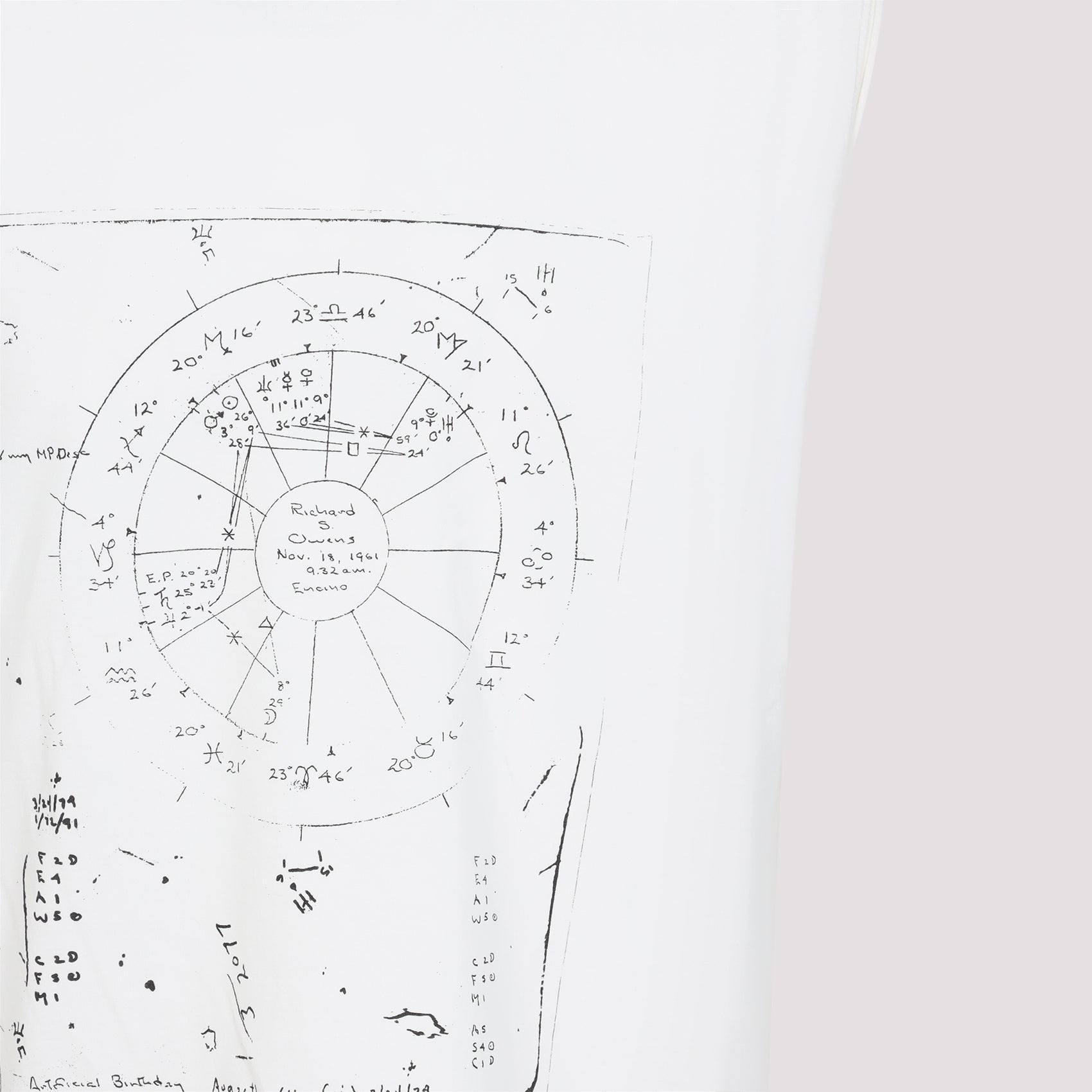 White Brad Cotton T-shirt