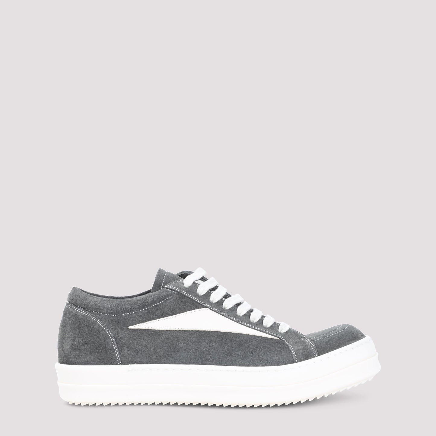 Grey Vintage Suede Leather Sneakers