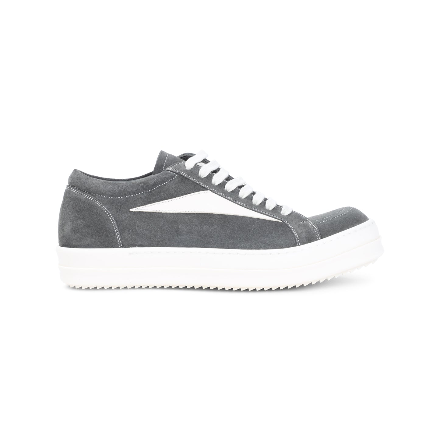 Grey Vintage Suede Leather Sneakers