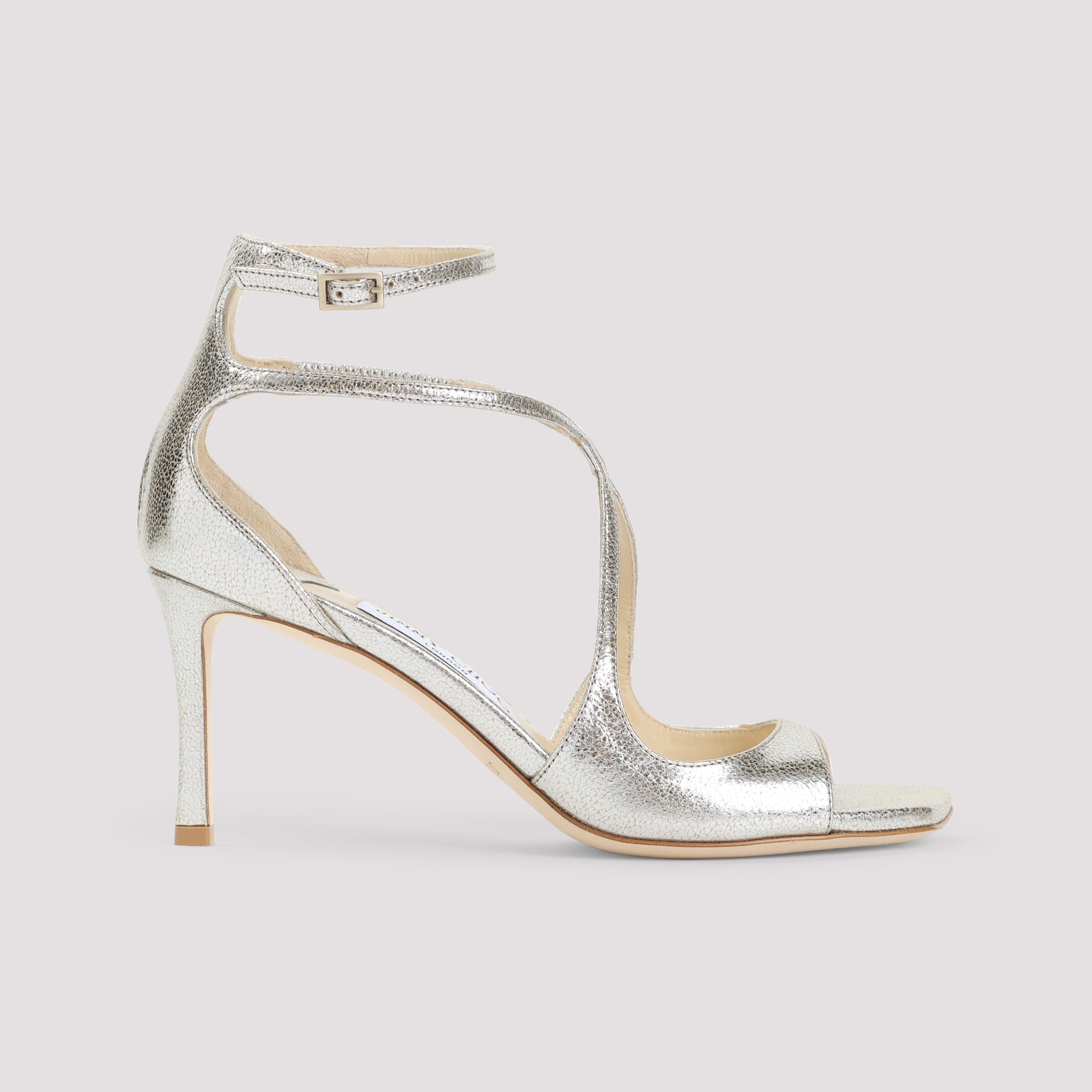 glitter azia 75 leather sandals-image-3