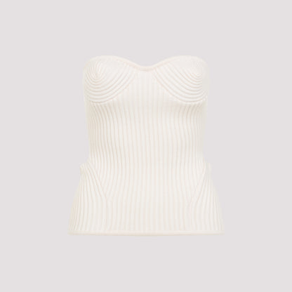 merino wool ribbed stretch corset-image-1