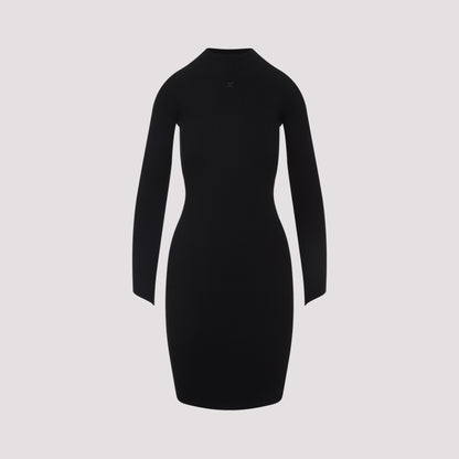 circle rib mini dress-image-1