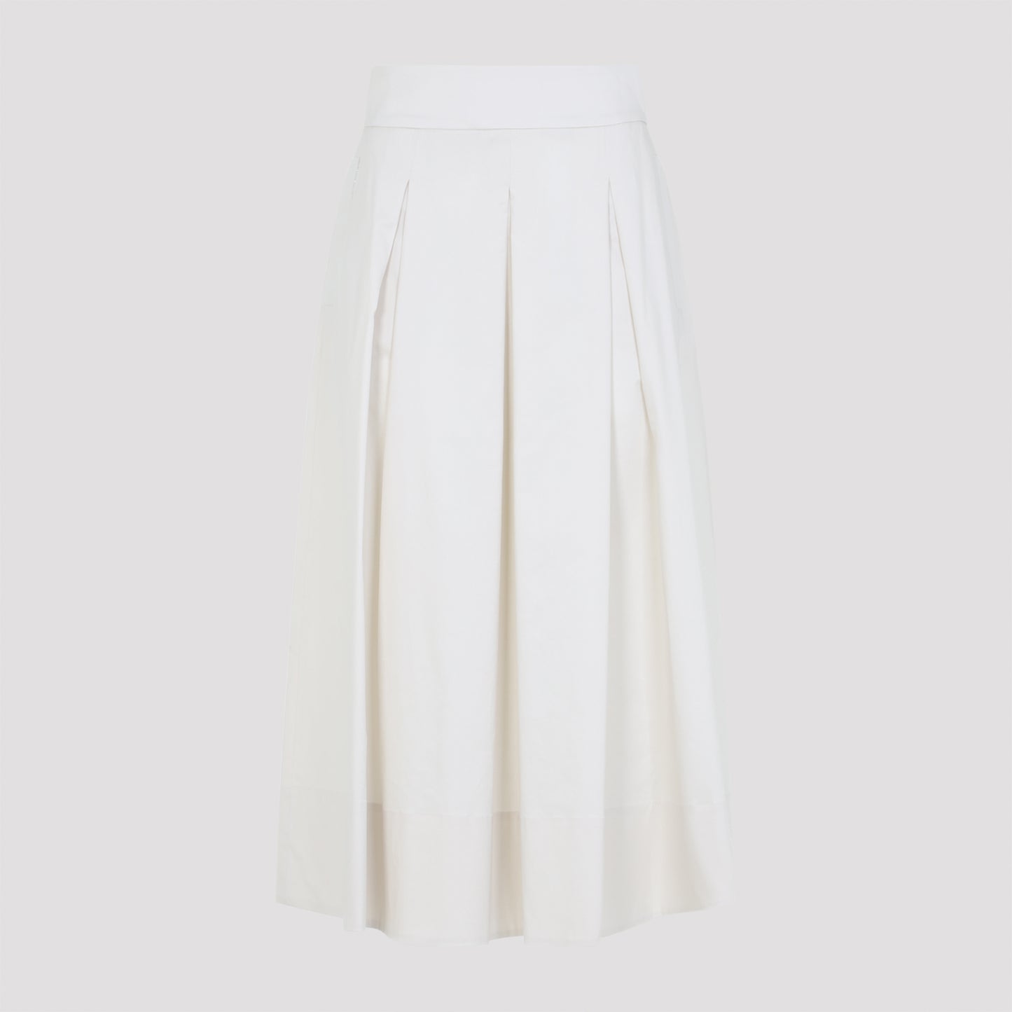 cotton midi skirt-image-1