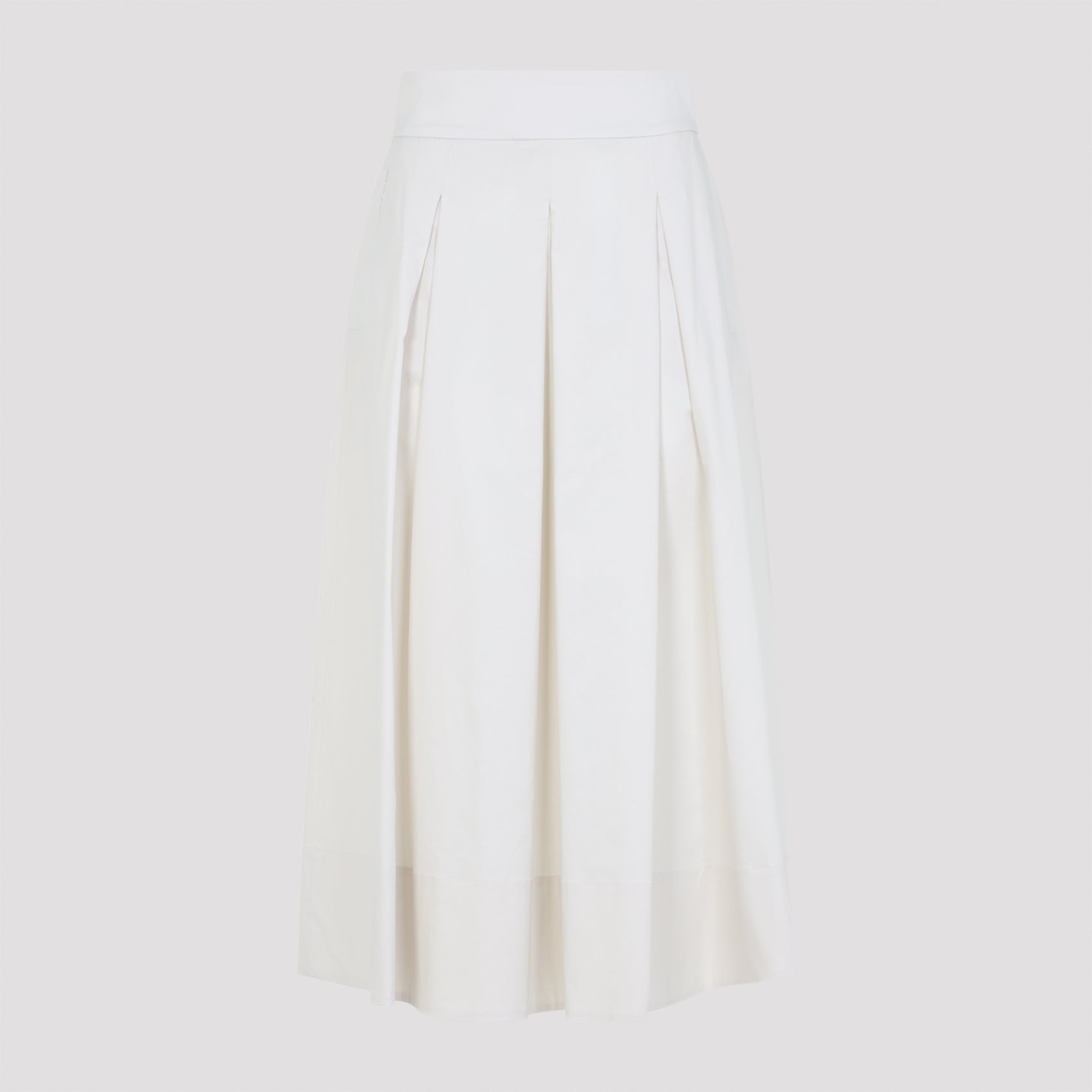 cotton midi skirt-image-1