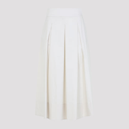 cotton midi skirt-image-1
