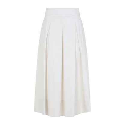 cotton midi skirt-image-2